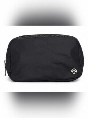 Lululemon Black Zip Belt Bag Crossbody Waist Pack Nylon Travel Everyday